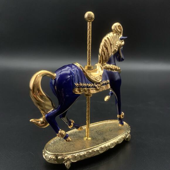 Vintage 1996 Franklin Mint Carousel Horse Figurine - Picture 4 of 16